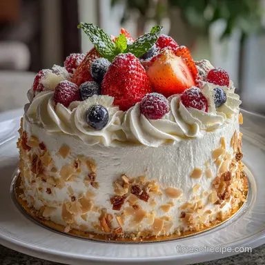 Heaven on Earth Cake Recipe: No-Bake Dessert Ready in 6 Hours Recipe Card