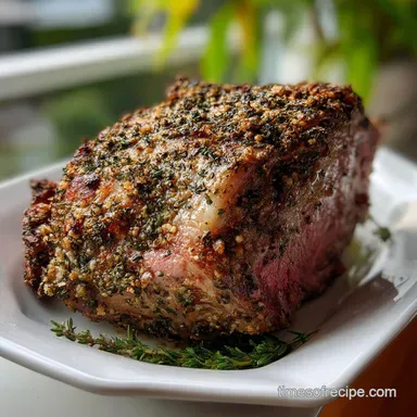 Prime Rib Roast Recipe: The Ultimate Juicy Flavorful Roast Recipe Card