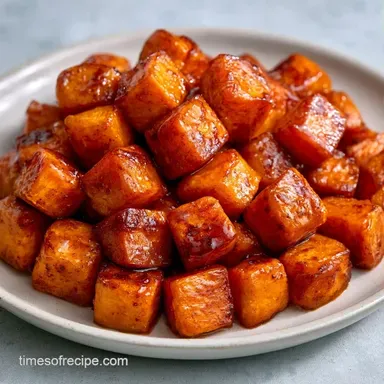 Holiday Sweet Potato Bake for 7 Servings Recipe Card