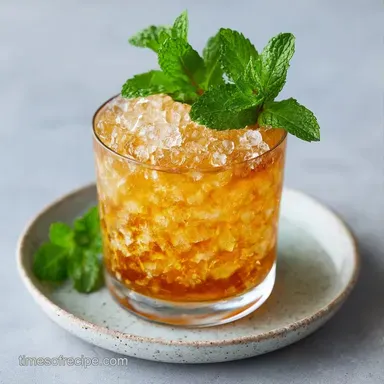 Mint Julep with Kentucky Bourbon Recipe Card