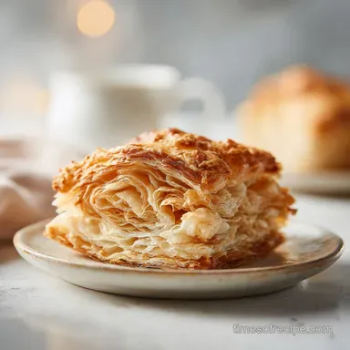 Vegan Puff Pastry Recipe with Shatter Crisp Golden Layers