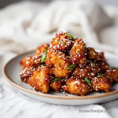 25 Minute Honey Garlic Chicken Recipe with Sesame Seeds for 4