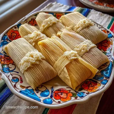 Humitas Tamales Recipe - Authentic Ecuadorian Flavor Recipe Card