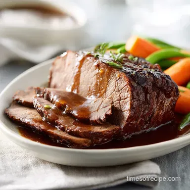 Instant Pot Roast Beef and Gravy for 6 Servings