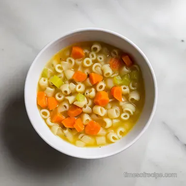 Italian Pastina Soup: Velvety Broth