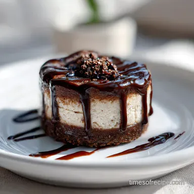 Kahlua Chocolate Cheesecake Recipe for 12 Servings Recipe Card