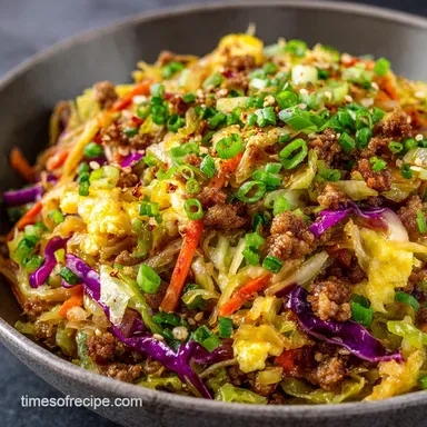 Crack Slaw Recipe: The Ultimate Keto Egg Roll in a Bowl Recipe Card