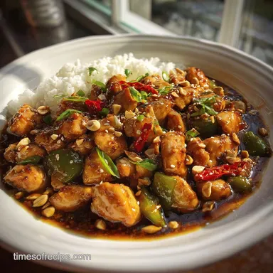 Kung Pao Chicken Stir Fry Ready in 30 Min, Velvety
