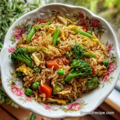 Leftover Fried Rice Recipe with Veggies in 20 Minutes: Crispy