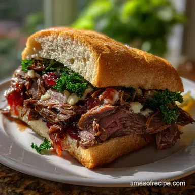 The Best Leftover Prime Rib Sandwich: Velvety Beef
