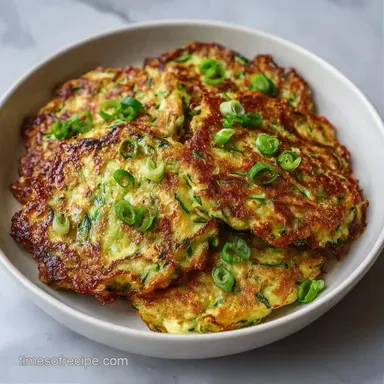 Leftover Zucchini Pancakes: Crispy Recipe Card