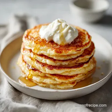 Fluffy Lemon Ricotta Pancakes Recipe | 20 Mins
