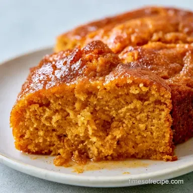 Light Pumpkin Cake in 45 Minutes Recipe Card