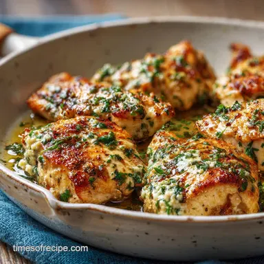 Quick and Easy Low Carb High Protein Meal with Garlic: Juicy Finish Recipe Card