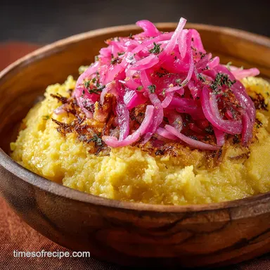 Mangu: Authentic Dominican Mashed Plantains with Pickled Onions Recipe Card