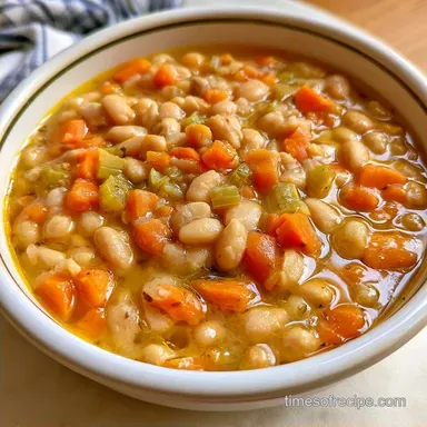 Mediterranean White Bean Soup: One-Pot