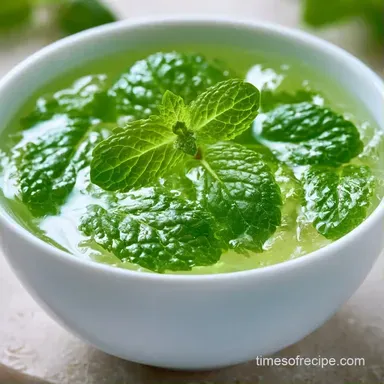 Mint Julep Syrup in 20 Minutes Recipe Card