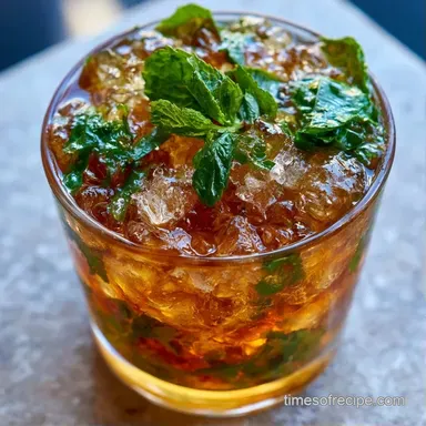 Mint Syrup Julep: Velvety and Crisp Recipe Card