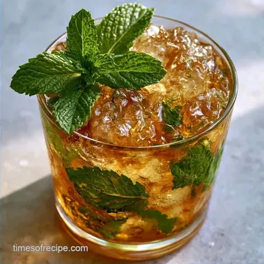 Mint Syrup Julep: Velvety and Crisp
