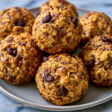 Peanut Butter Protein Balls Meal Prep Recipe Card