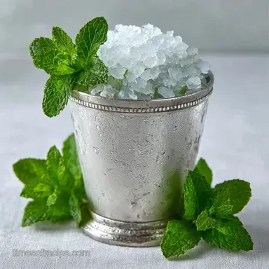 5-Minute Virgin Mint Julep Recipe Card