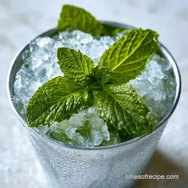 Non-Alcoholic Mint Julep in 5 Minutes Recipe Card