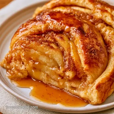 Easy Crescent Roll Apple Dumplings Recipe Card