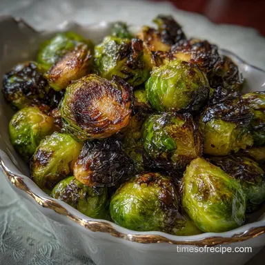 OvenRoasted Brussels Sprouts Recipe: Crispy Baked Perfection