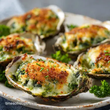 Oysters Rockefeller with Pernod in 35 Minutes
