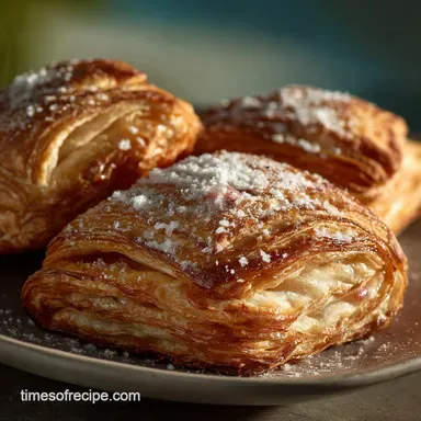 Cuban Desserts: Flaky Guava Pastries Recipe Easy Recipe Card