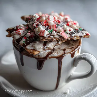 Peppermint Chocolate Christmas Treat Ready in 40 Minutes Recipe Card