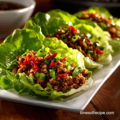 PF Changs Lettuce Wraps Copycat Recipe: Easy Restaurant-Style Crunch Recipe Card