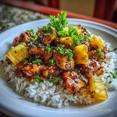 Pineapple Teriyaki Chicken for 4 Servings