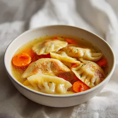 Potsticker Soup in 35 Minutes