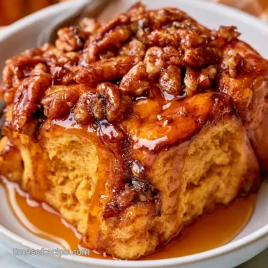 Pumpkin Pie Bread Pudding with Brioche Recipe Card