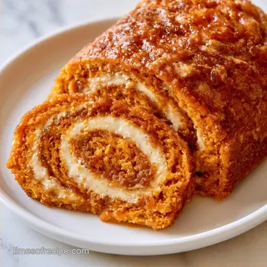 Pumpkin Roll Cake in 35 Minutes