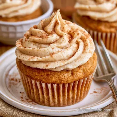 Pumpkin Spice Cupcakes in 30 Minutes Recipe Card