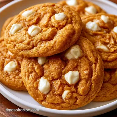 Pumpkin White Chocolate Cookies (32 Min)
