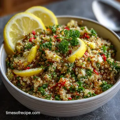 Quinoa Salad Recipe for Meal Prep Ready in 30 Min Recipe Card