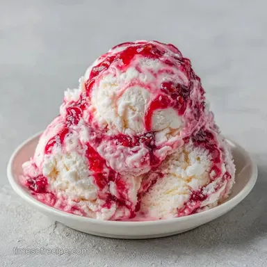 Rhubarb Jam Ice Cream: Freezer-Friendly Recipe Card