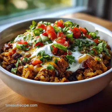 Rice Cooker Burrito Bowls for 4 Servings
