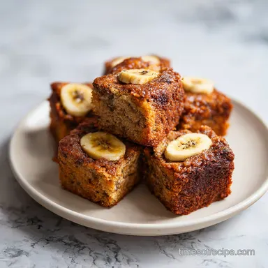 Banana Bread Brownies with Brown Butter in 40 Minutes Recipe Card