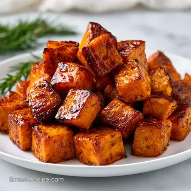 Roasted Sweet Potato Side in 35 Minutes Recipe Card