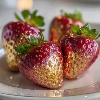 How To Make Rose Gold Strawberries: Edible Masterpiece