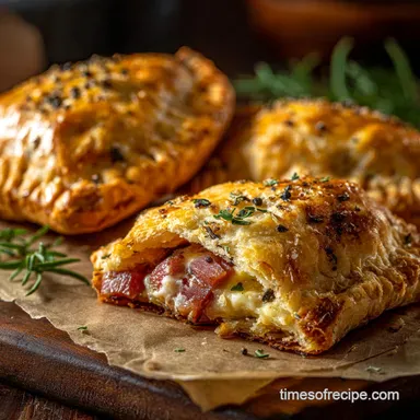 Breakfast Hand Pies: Flaky, Fully Loaded Savory Pockets Recipe Card
