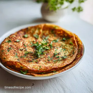 Savory Red Lentil Pancakes: Crispy Golden Discs in 25 Minutes