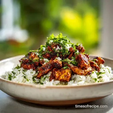 Shawarma Chicken Rice for 4 Servings Recipe Card
