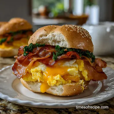 Freezer Breakfast Sandwiches: Velvety Eggs & Sausage Recipe Card