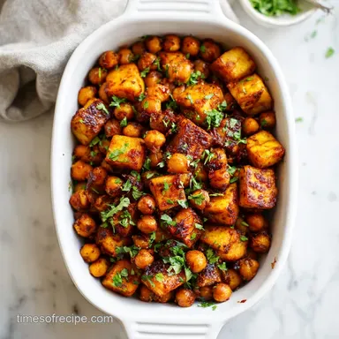 Sheet Pan Halloumi Bake in 25 Minutes with Spiced Chickpeas
