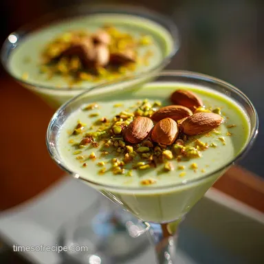 Pistachio Martini: Silky, Velvety Recipe with Homemade Syrup
